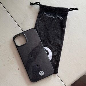 Loopy case black sparkle iPhone 13/14